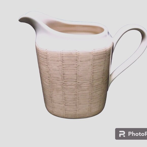 Vintage Creamer and Sugar Bowl Set Mikasa TATAMI PEACH Tempo Eighty Japan - Picture 2 of 5